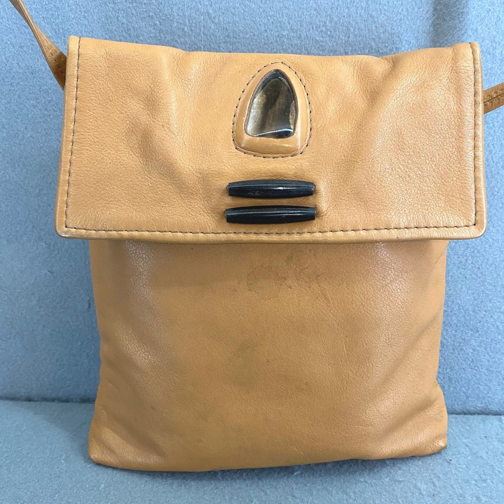 Leather Crossbody bag Breezy Mountain CO Petrified Wood & Horn Festivals